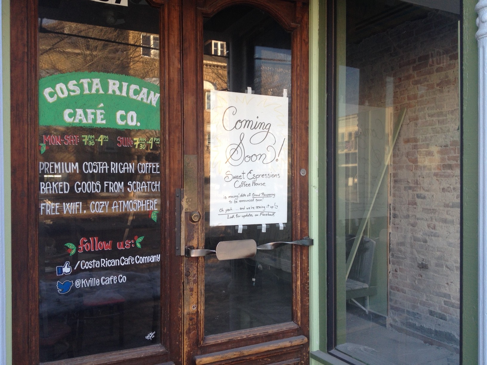 Sweet Espression’s renovation has begun at 107 W. Washington St, just a block away from the current location.