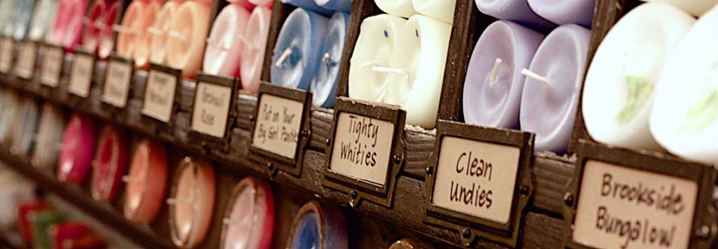 Candles at 5B& Co Candle makers (photo credit- %b &Co Candlemakers)